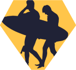 Логотип заплыва Surf Wave