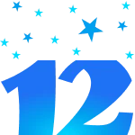 Логотип забега 12 месяцев