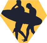 Логотип забега Surf Wave