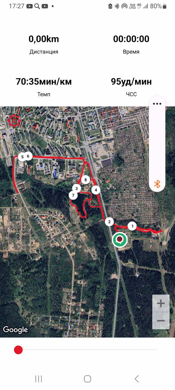 Photo of from the run at X-RUN
