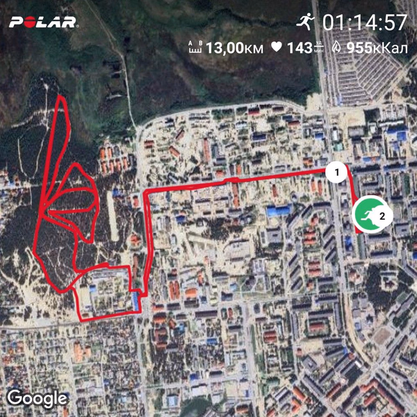 Фотография с пробежки на забеге X-RUN