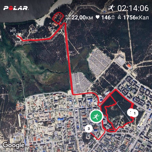 Фотография с пробежки на забеге X-RUN