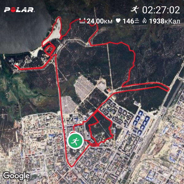 Фотография с пробежки на забеге X-RUN