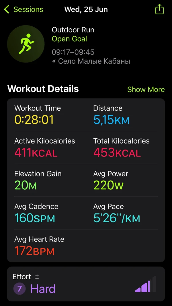 Photo of from the run at X-RUN