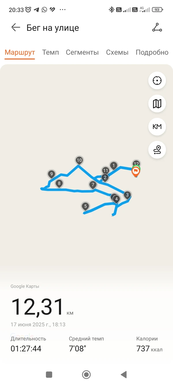 Photo of from the run at X-RUN