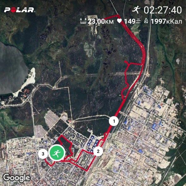 Photo of from the run at X-RUN